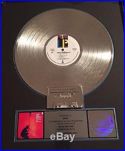 BONO'S U2 RIAA Gold Record Award Under A Bloody Red Sky