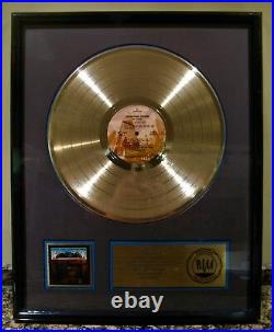 BTORANDY BACHMAN Personal Gold Record Award Presented To Randy-THE GUESS WHO