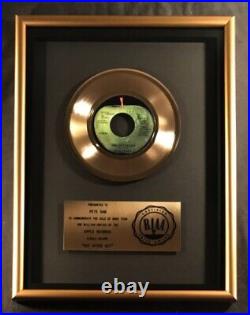 Badfinger Day After Day 45 Gold RIAA Record Award Apple Records Pete Ham