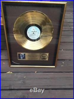 Barry Manilow RIAA Gold Record AWARD VTG 1982 Here Comes The Night