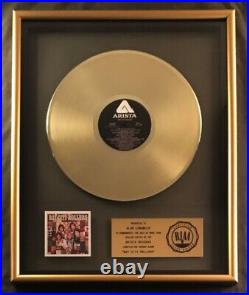 Bay City Rollers Debut LP Gold RIAA Record Award Arista Records Alan Longmuir