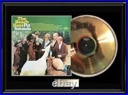 Beach Boys Pet Sounds Album Framed Lp Gold Metalized Record Non Riaa Award Rare