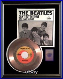 Beatles Can't Buy Me Love Rare Gold Record Award Disc 45 RPM & Sleeve