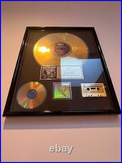 Beatles RIAA Gold Record Award Sgt. Pepper Authentic Memorabilia