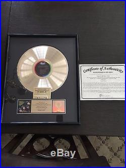 Beatles Rubber Soul Authentic RIAA stamped Gold Record Award