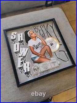 Becky G Shower Music Executive Award Not RIAA Gold Platinum Record Rare 1 Mil