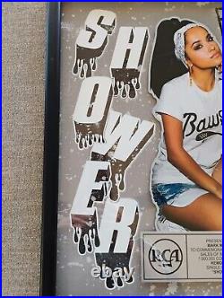 Becky G Shower Music Executive Award Not RIAA Gold Platinum Record Rare 1 Mil