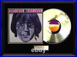 Bee Gees Idea Framed Lp White Gold Platinum Tone Record Lp Rare Non Riaa Award