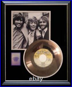 Bee Gees Lonely Days 45 RPM Gold Record Non Riaa Award Rare Bee Gees Lonely Days 45 RPM Gold Record Non Riaa Award Rare