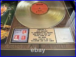 Ben Folds Five Whatever and Ever Amen Vinyl Gold Record Award RIAA