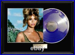 Beyonce B'day Lp White Gold Silver Platinum Tone Record Rare Not An Riaa Award