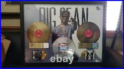 Big Sean Huge! Original Riaa Gold And Platinum Digital Download Record Award