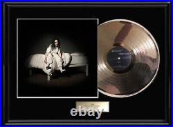 Billie Eilish White Gold Silver Platinum Tone Record Lp Rare Non Riaa Award