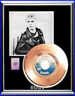Billy Idol White Wedding 45 RPM Gold Metalized Record Rare Non Riaa Award