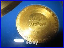 Billy Joel Authentic Gold Record Award Holland NVPI dutch RIAA BPI Unique Disc