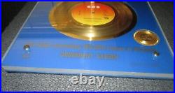 Billy Joel Authentic Gold Record Award Holland NVPI dutch RIAA BPI Unique Disc