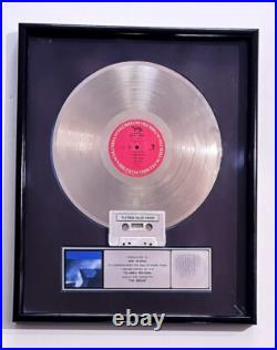 Billy Joel THE BRIDGE RIAA Platinum Record Award 1986 Ray Charles Cyndi Lauper Billy Joel THE BRIDGE RIAA Platinum Record Award 1986 Ray Charles Cyndi Lauper
