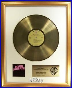 Black Sabbath Master Of Reality LP Gold NON RIAA Record Award Warner Br. Records