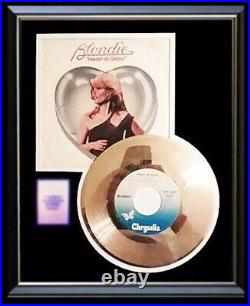 Blondie Debbie Harry Heart Of Glass 45 RPM Gold Record Rare Non Riaa Award