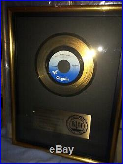 Blondie Gold Record Award Heart Of Glass 7 Single Original Mint Cond 1979