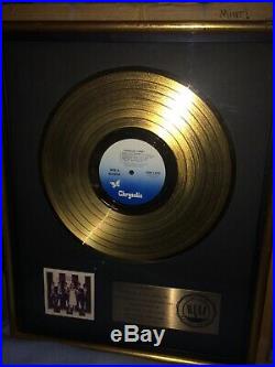 Blondie Gold Record Award Parellel Lines LP Original 1980, 17x22 Exc. Cond