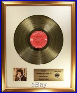 Bob Dylan Blonde On Blonde LP Gold Non RIAA Record Award Columbia Records