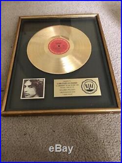 Bob Dylan Riaa Gold Record Award For Hard Rain