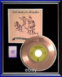 Bob Marley Buffalo Soldier Gold Record Frame Non Riaa Award Rare