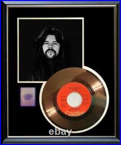 Bob Seger Night Moves 45 RPM Gold Metalized Record Rare Non Riaa Award