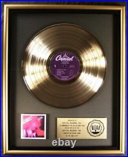 Bob Seger & The Silver Bullet Band Live Bullet LP Gold RIAA Record Award Capitol