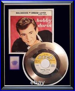 Bobby Darin Dream Lover 45 RPM Gold Record Rare Non Riaa Award