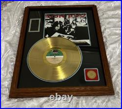 Bon Jovi Cross Roads Gold Record Million Seller Award Disk Album FRAMED Vintage