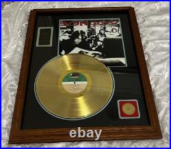 Bon Jovi Cross Roads Gold Record Million Seller Award Disk Album FRAMED Vintage