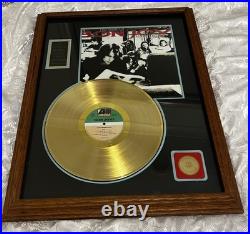 Bon Jovi Cross Roads Gold Record Million Seller Award Disk Album FRAMED Vintage