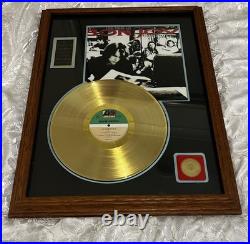 Bon Jovi Cross Roads Gold Record Million Seller Award Disk Album FRAMED Vintage