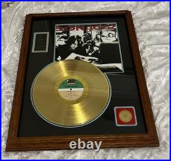 Bon Jovi Cross Roads Gold Record Million Seller Award Disk Album FRAMED Vintage