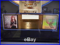 Bonnie Raitt RIAA Gold Record Award for 4 Time Grammy Winner Nick of Time