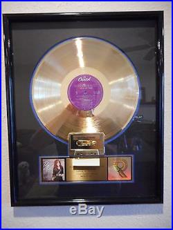Bonnie Raitt RIAA Gold Record/Cassette Award 4X Grammy Winner LP Nick of Time
