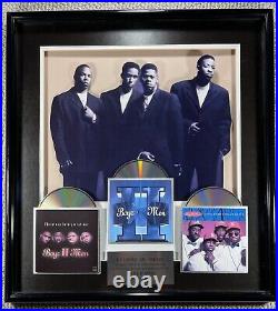 Boyz II Men / Motown Records 3 Title Platinum CD & Cass Award Mt Condition