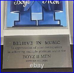 Boyz II Men / Motown Records 3 Title Platinum CD & Cass Award Mt Condition