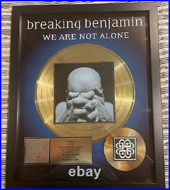 Breaking Benjamin We Are Not Alone RIAA Gold Record Award Presented To KHBZ