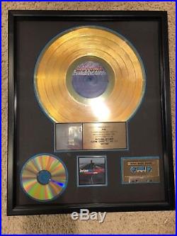 Brian McKnight Anytime Gold RIAA Award MOTOWN RECORDS