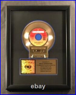 Bruce Springsteen Born In The U. S. A. 45 Cassette Gold Non RIAA Record Award Bruce Springsteen Born In The U. S. A. 45 Cassette Gold Non RIAA Record Award