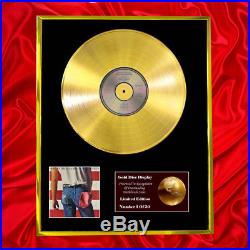 Bruce Springsteen Born In The USA CD Gold Disc Record Display Award Free P&p
