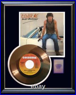 Bruce Springsteen Cover Me 45 RPM Gold Metalized Record Rare Non Riaa Award
