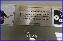 Bruce Springsteen Platinum Record Born To Run -WWA Europe Awards + Autogramm