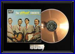 Buddy Holly Chirping Crickets Rare Gold Metalized Record Lp Rare Non Riaa Award