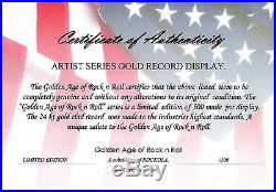 Buffalo Springfield 24k Gold LP Record Award Display Free Shipping Gift