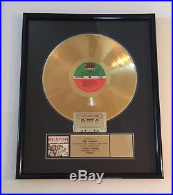 BusterMovie SoundtrackPhil Collins & Julie Walters Gold Record Sales Award