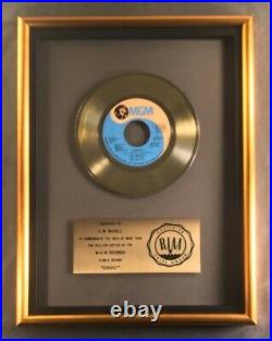 C. W. McCall Convoy 45 Gold RIAA Record Award MGM Records